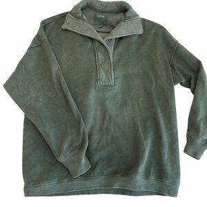 Aerie Quarter Snap Sweatshirt